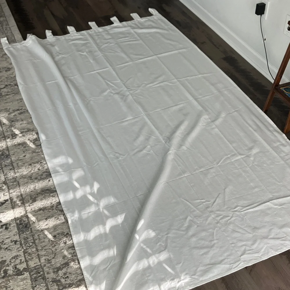 IKEA 55x98 White Curtain Panels Set of two Lenda